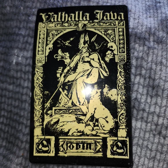 Valhalla Java Metal Sign - Picture 1 of 1
